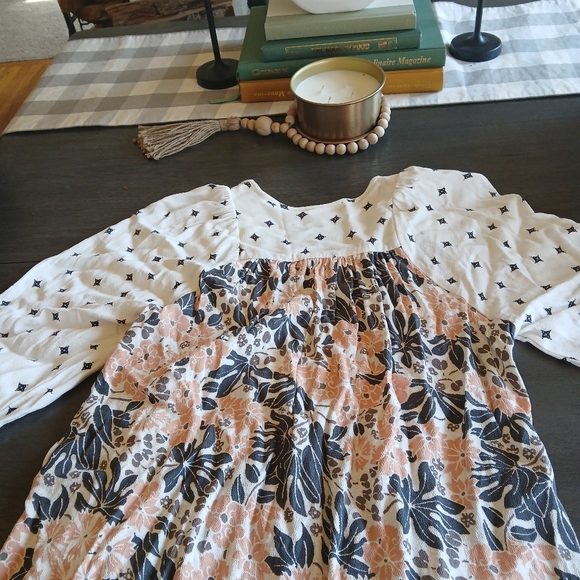 Free People Foral and Bird Print Dress NWOT SIZE Xs - Picture 7 of 7